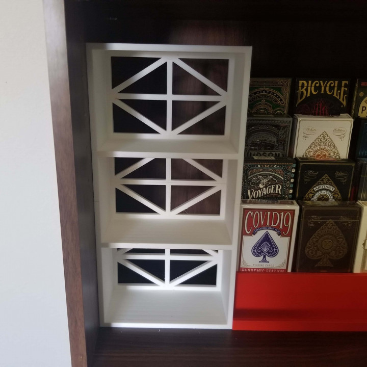 Stackable Playing Card Shelf