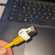 Picture of print of Ethernet | RJ45 Secure clip, repair broken tab