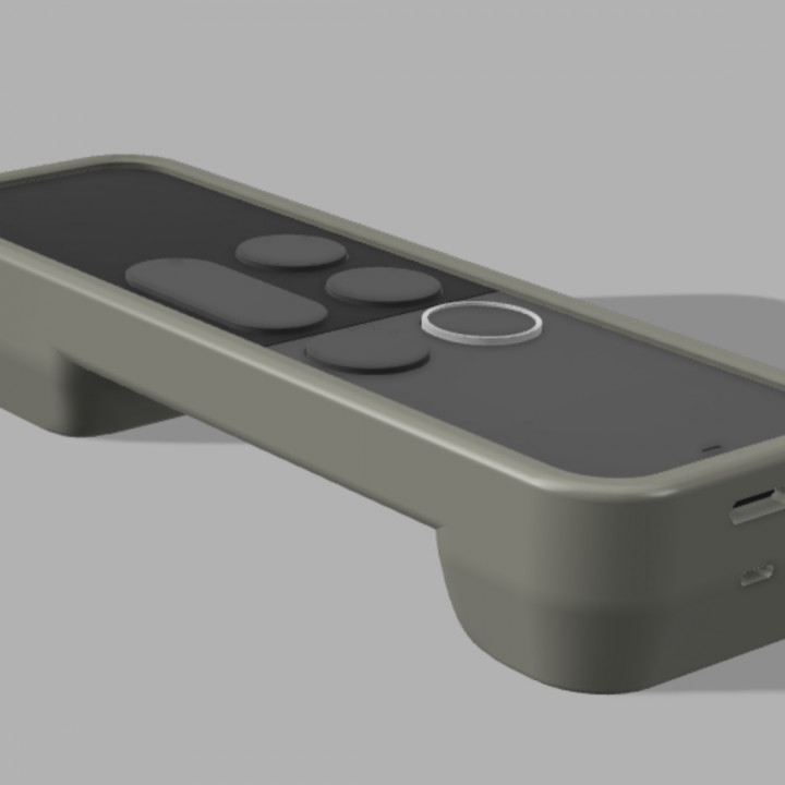 AppleTV Remote + Tile Tracker Case with Magnetic Feet