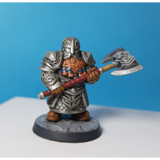 Picture of print of Steel Ram Clan dwarf axe warrior