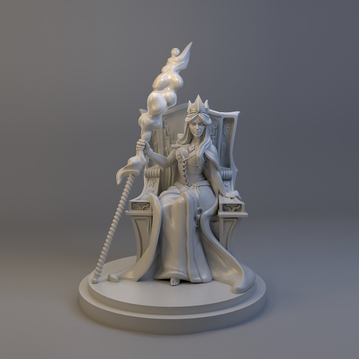 3D Printable Frigg Norse Goddess by Claudia Rodriguez