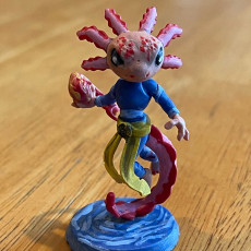Picture of print of Axolotl Sorcerer (Pre-supported included) This print has been uploaded by amcj