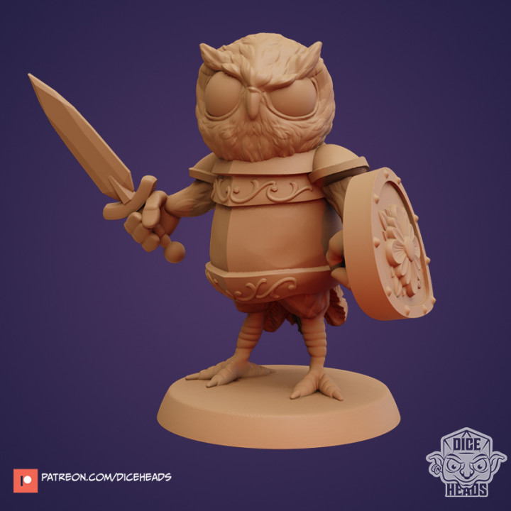 Owl Fighter (pre-supported included) FREE MODEL's Cover