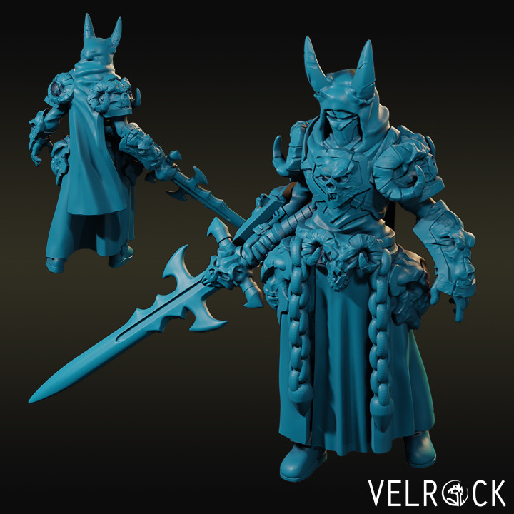 $4.00Death Knight with Greatsword (Female) (Pre-supported)