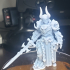 Death Knight with Greatsword (Male) (Pre-supported) print image