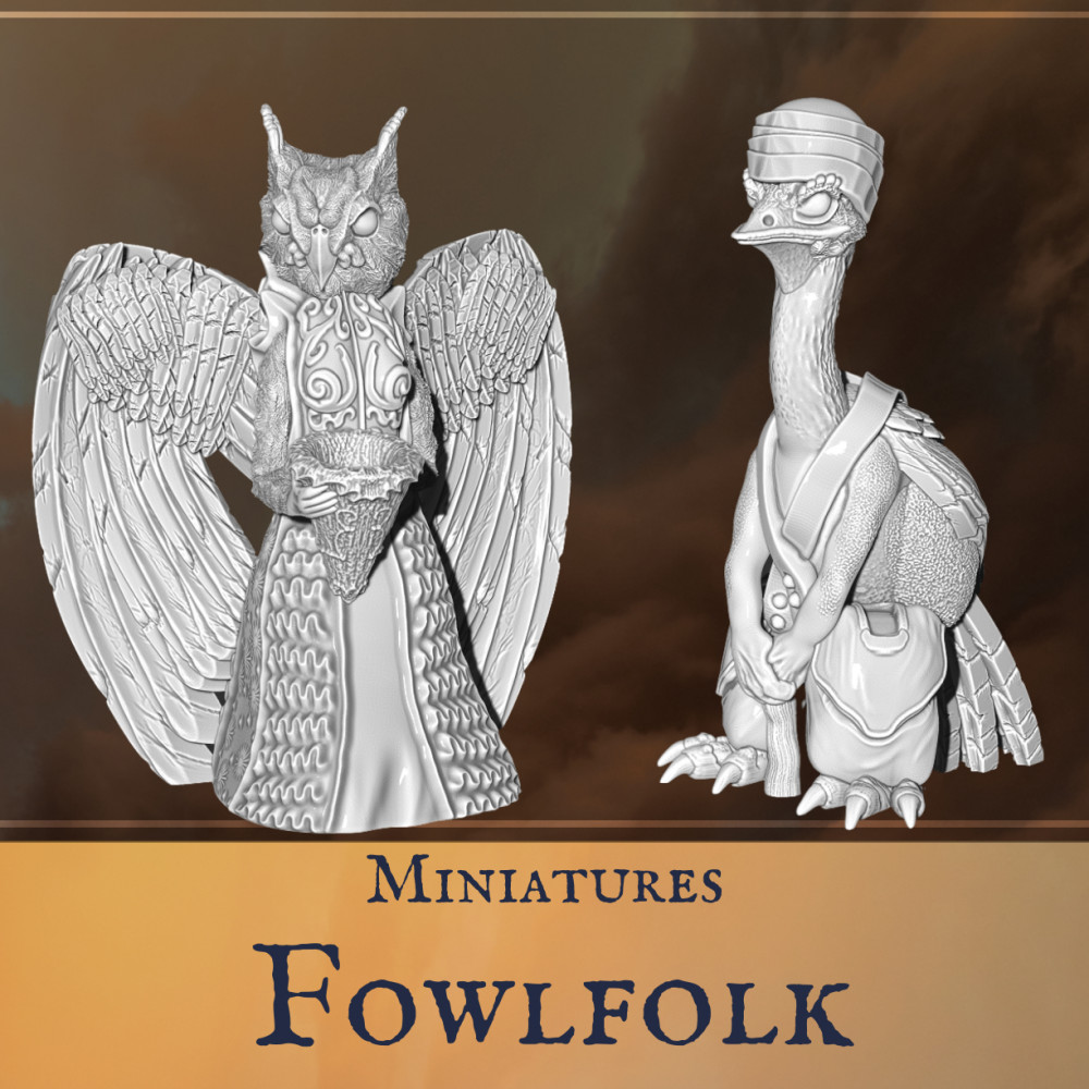 Image of Sky Islands: Fowlfolk Core Miniatures