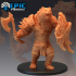Werebear Warrior Axe Shield / Bear Man Hybrid / Dire Beast / Forest Creature image