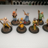 Male Villagers (Militia) /EasyToPrint/ /Pre-supported/ print image