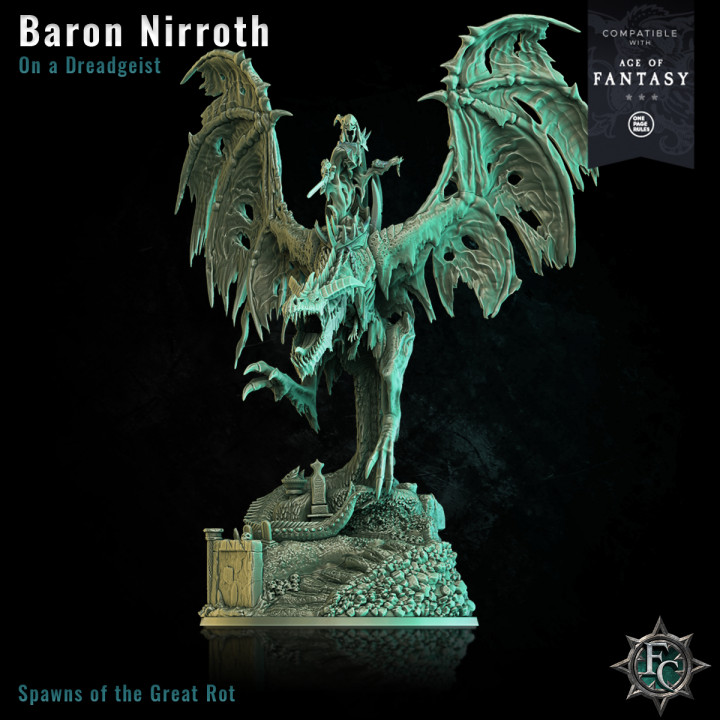 Baron Nirroth on Dreadgeist's Cover