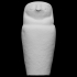 Limestone dummy canopic jar: Qebehsenuef image