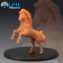 Fallen Pegasus Mount / Epic Dark Winged Horse / Flying Evil Steed image