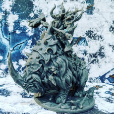 Picture of print of Gothrak on Armored Frosthorn - Frostmetal Clan Mounted Hero This print has been uploaded by Cory