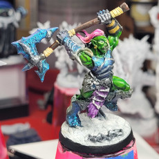 Picture of print of Frostmetal Clan Orc - Modular H (lady)