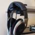 Desk Mount Headphone Holder / Mount / Clamp - reversed cable holder image