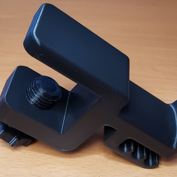 Desk Mount Headphone Holder / Mount / Clamp - reversed cable holder
