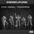 Diesel Troopers x 5 - Dieselpunk Collection image