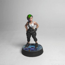 Picture of print of CYBERTRANCE TECHIE JADY RIVERA This print has been uploaded by PAPSIKELS MINIATURES
