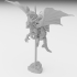 Elf Hero on Dragon miniature (28mm, modular) image