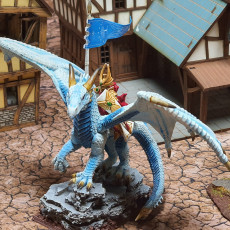 Picture of print of Elf Antient Dragon miniature (28mm, modular) This print has been uploaded by Robin Herr
