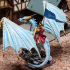 Elf Antient Dragon miniature (28mm, modular) print image