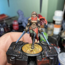 Picture of print of Melisa - Female fighter- 32mm - DnD