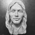 David Gilmour - A Pink Floyd inspired head bust/wall hanging image