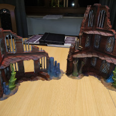 Picture of print of Tulipa, The Infested World. 3d Printing Designs Bundle. Alien Tyranid Scifi Ruins. Terrain and Scenery for Wargames