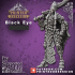 Captain Black Eye - Gyth Void Pirate - PRE SUPPORTED - D&D 32mm image