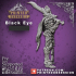 Captain Black Eye - Gyth Void Pirate - PRE SUPPORTED - D&D 32mm image