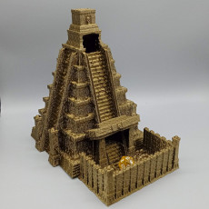 Picture of print of Mayan Temple Dice Tower