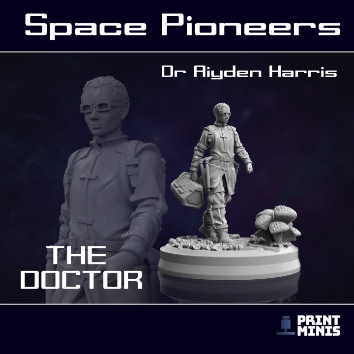 $4.00Dr Aiyden Harris Character - Space Doctor - Pioneer Collection