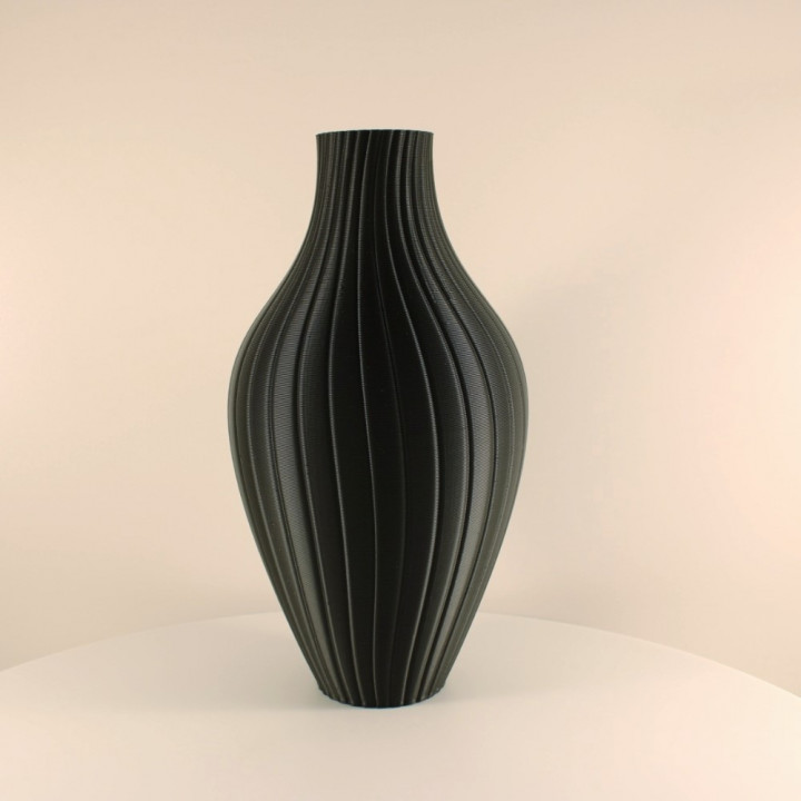 Striped Bulb Vase, (Vase Mode)