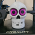 Chompy Skull with Eyeballs print image