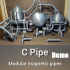 C Pipe Demo - Modular magnetic pipes image