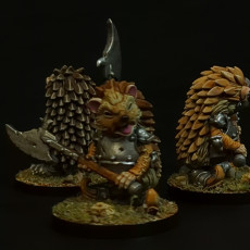 Picture of print of Hedgehogs with Halberds (pre supported)
