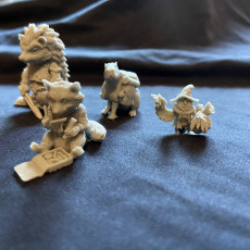 Picture of print of Hedgehog Warriors (pre supported)