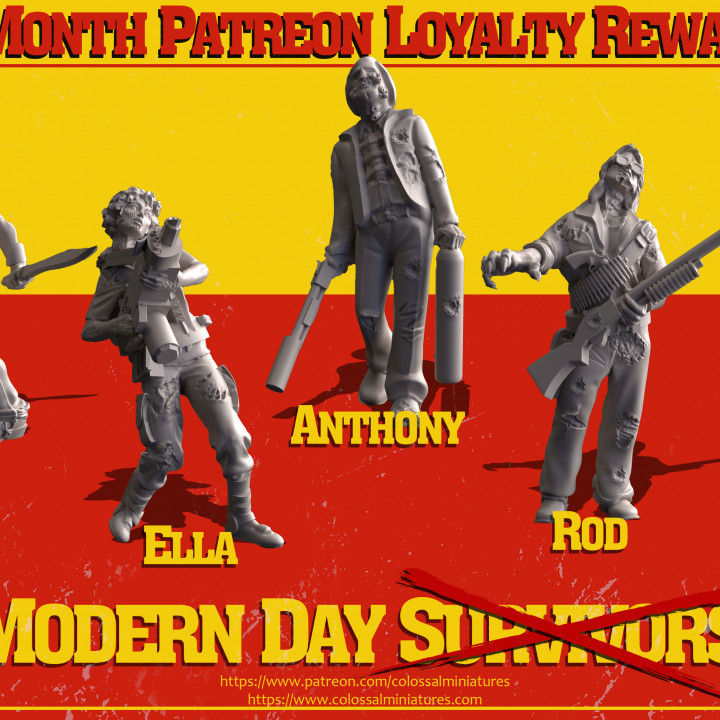Modern Day S̶u̶r̶v̶i̶v̶o̶r̶s̶  Series 02 - PRE-SUPPORTED's Cover