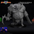 Abomination Berserker Miniature - pre-supported image
