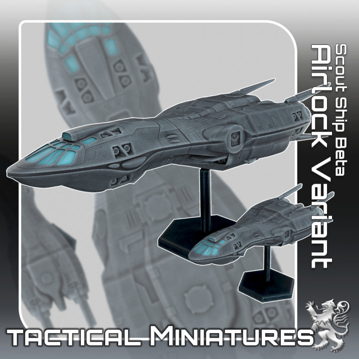 Scout Ship Beta Airlock Variant Tactical Miniatures's Cover