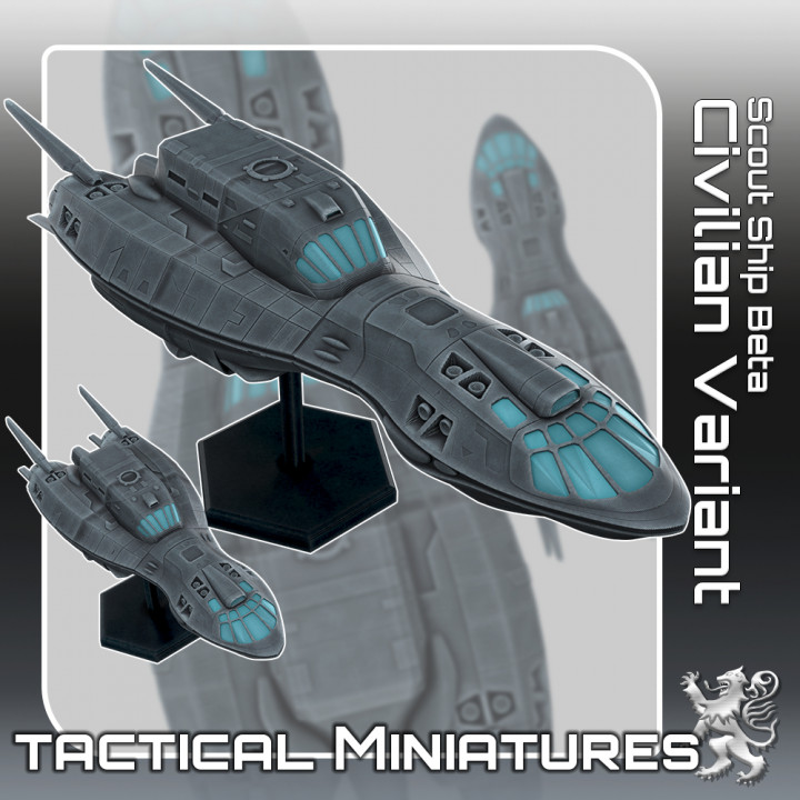 $2.99Scout Ship Beta Civilian Variant Tactical Miniatures