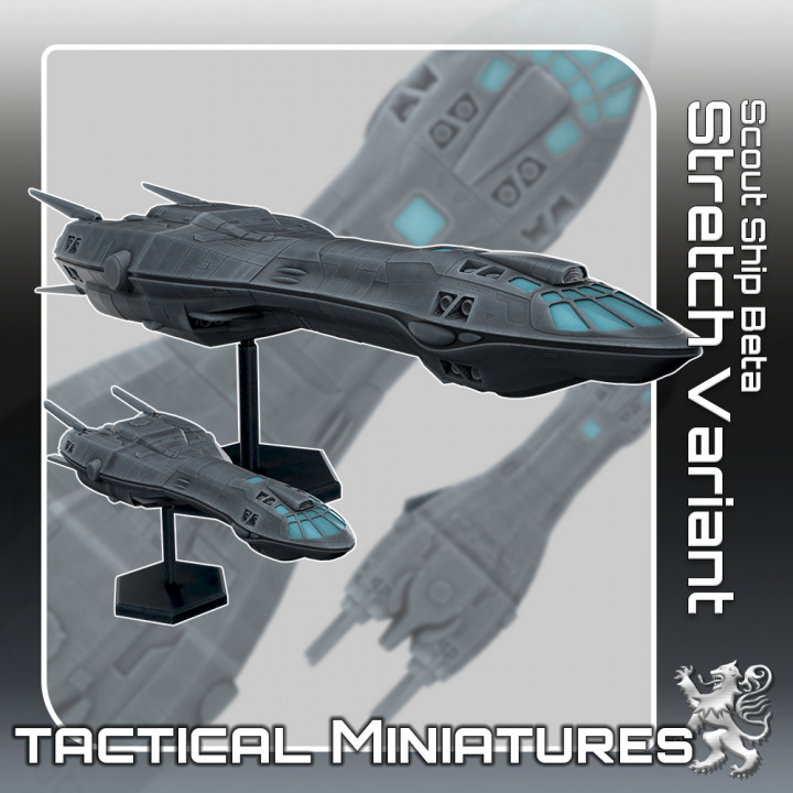 Scout Ship Beta Stretch Variant Tactical Miniatures's Cover