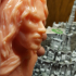 Sir Christopher Lee - Saruman the White - A lord of the rings inspired Head Bust print image