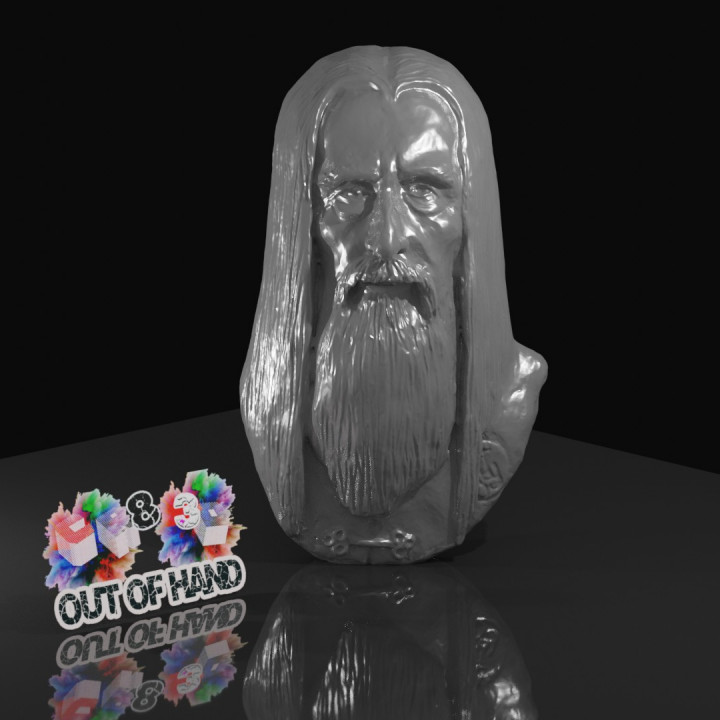 $2.95Sir Christopher Lee - Saruman the White - A lord of the rings inspired Head Bust