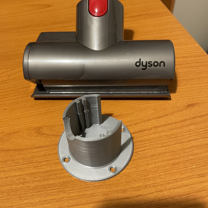 3D Printable Support for Dyson V8 Accessories by Mauro Burlon