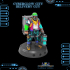 CyberGlow City Cyberpunk Delivery Guy image