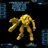 Cyberglow City Cyberpunk Double Gun Battle Suit Warrior image