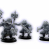 Bullywugs (Frog people) including Gandalf the green (resin D&D miniatures) image