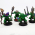 Bullywugs (Frog people) including Gandalf the green (resin D&D miniatures) image