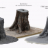 3D Scanned Tree Stump for Tabletop Scatter Terrain image