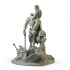 Diorama Laedria the Necromancer with skeletons pre-supported image